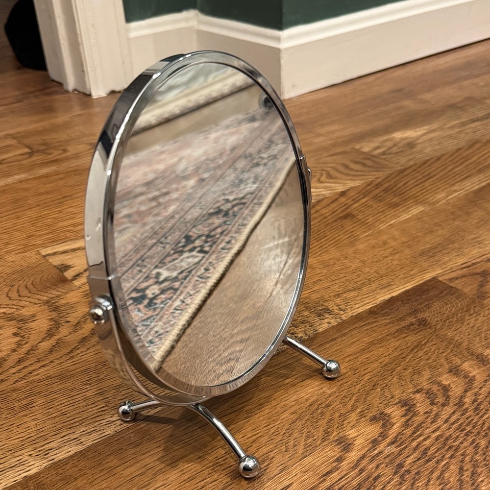 Elegant Silver Vanity Mirror